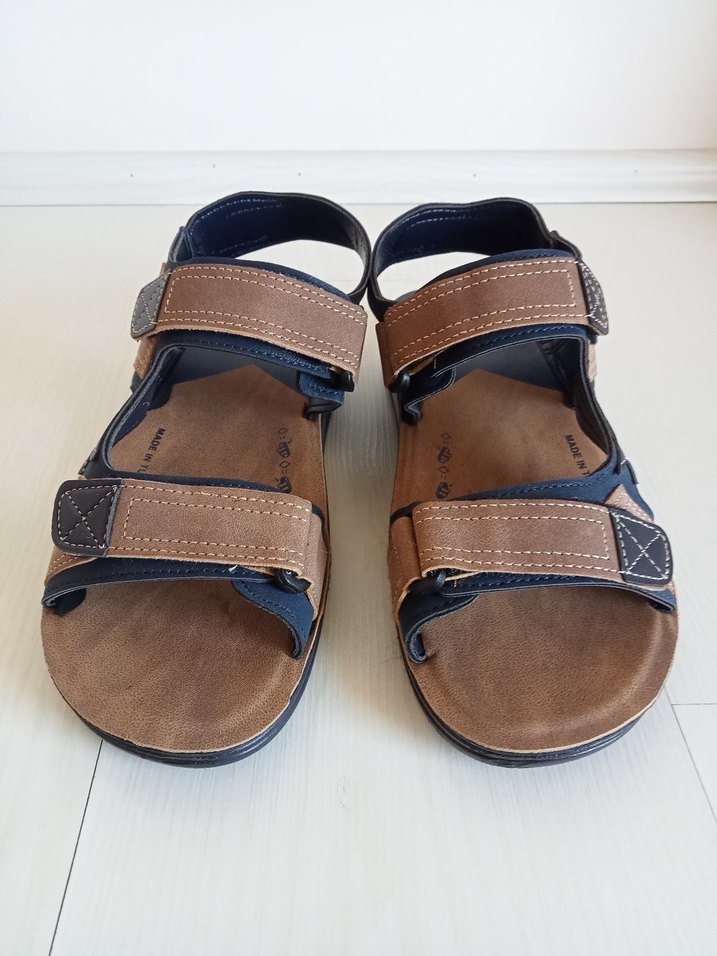 Kahverengi Erkek Sandalet - Görsel 2