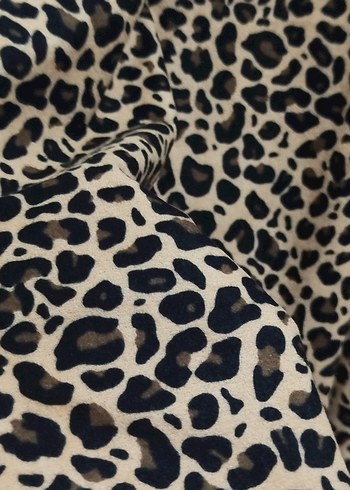 Leopar Desenli Uzun Kadın Etek - Görsel 3