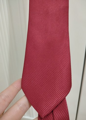 Parlak Bordo Erkek Kravat - Görsel 2