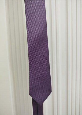 Parlak Mor Erkek Kravat - Görsel 2