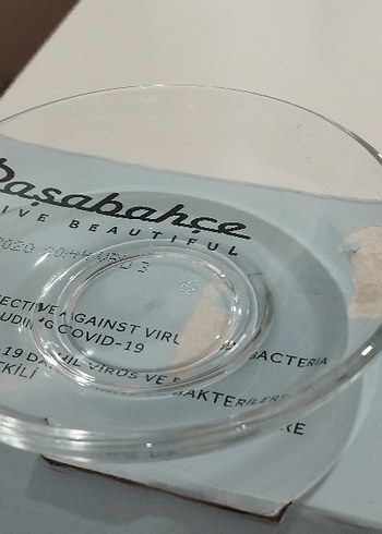 Abahçe Tempo Çay Tabağı Seti x6 Gri - Görsel 2