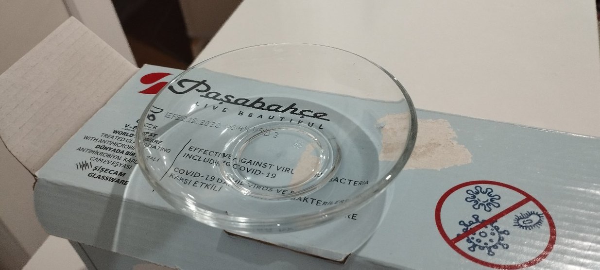 Abahçe Tempo Çay Tabağı Seti x6 Gri - Görsel 2