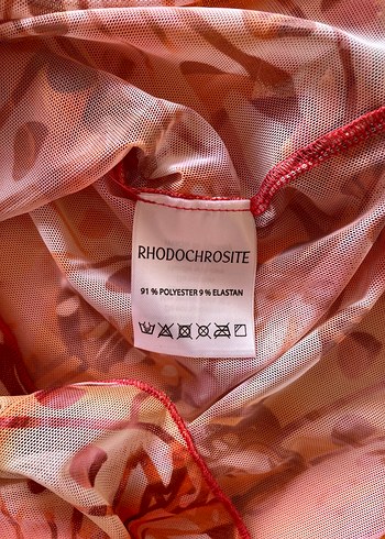 Vintage Soyut Kelebek Desenli File Bluz - Görsel 6