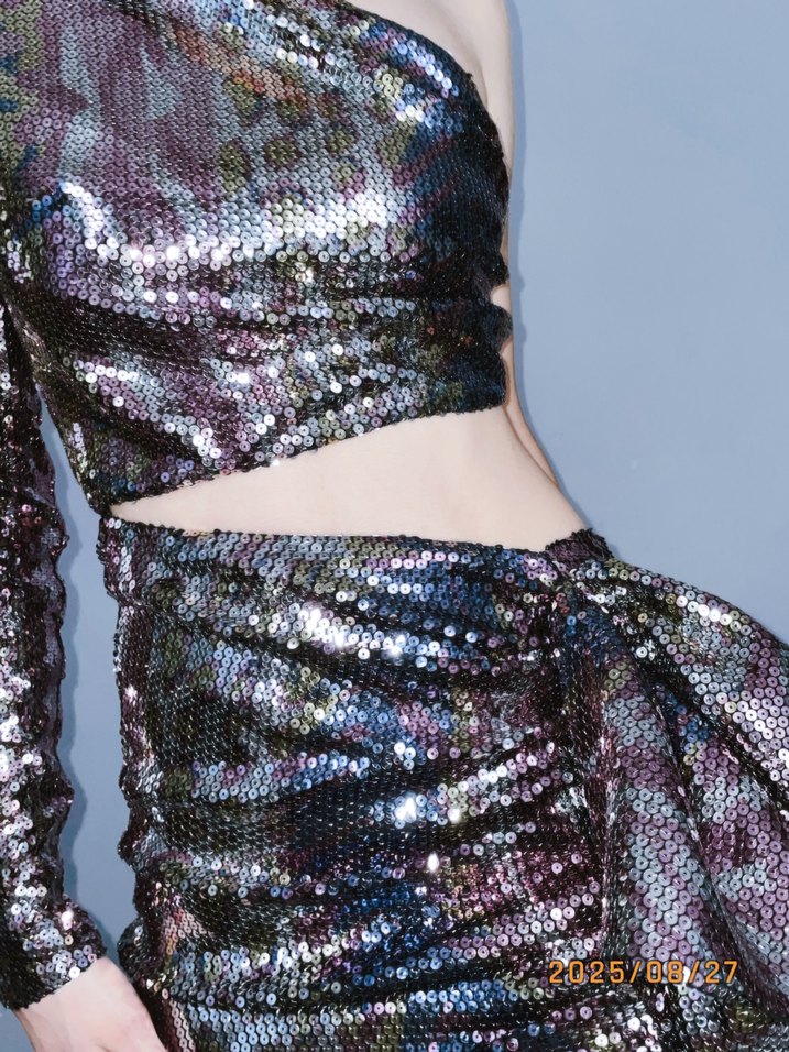 Pullu Payetli Parti Elbisesi - Görsel 5