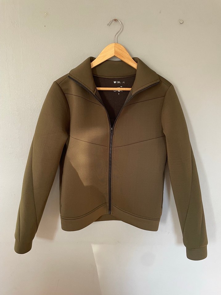 Püsküllü Nakışlı Haki Kadın Mont - Görsel 5