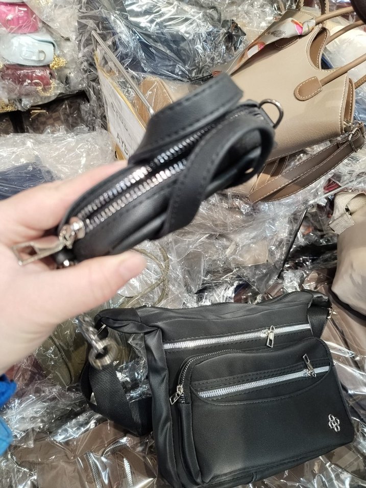 Kadın Deri Siyah Minimalist Çanta - Görsel 2