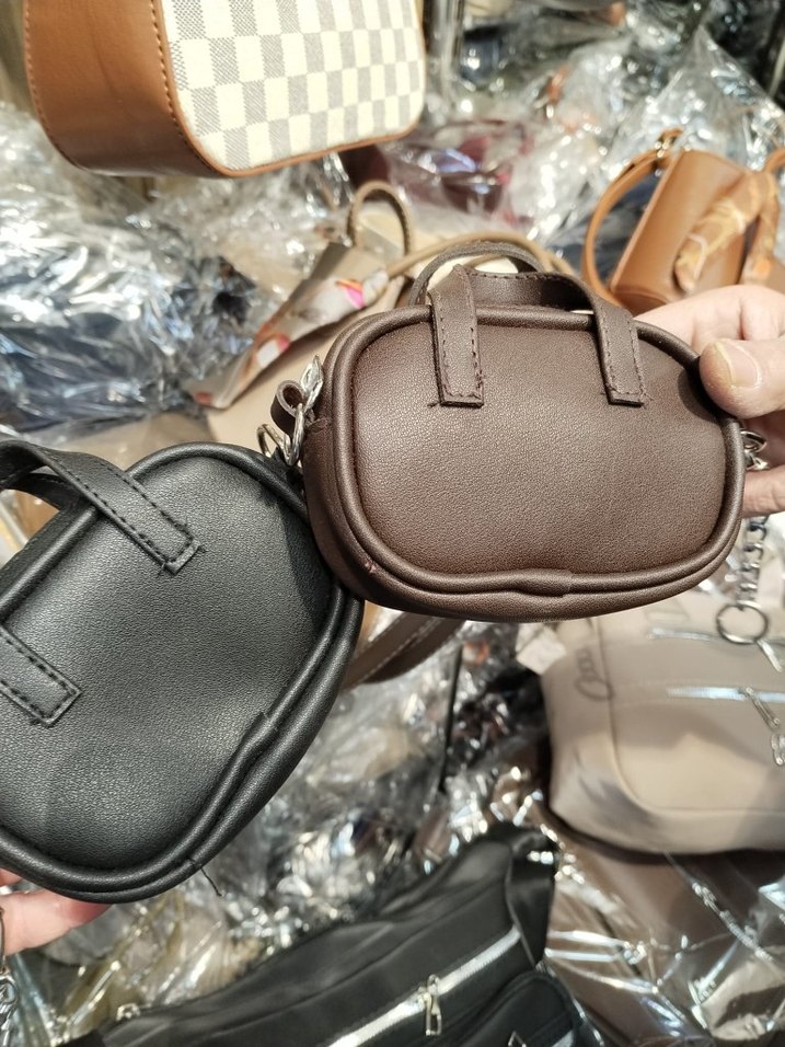 Kadın Deri Siyah Minimalist Çanta - Görsel 3