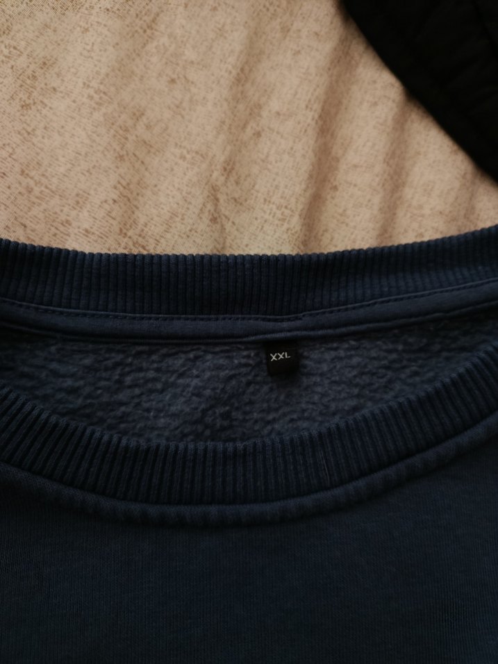 Mavi Oversize Ünisex Sweatshirt - Görsel 5