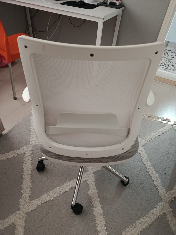 beyaz ofis sandalyesi koltuğu - Görsel 2