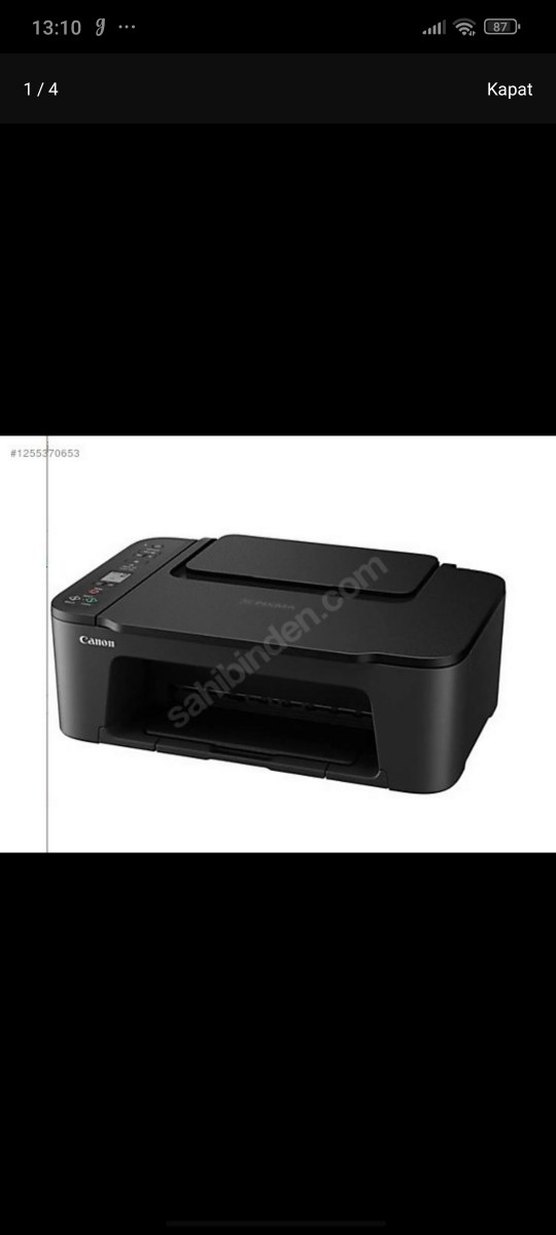 Canon PIXMA Siyah Yazıcı - Görsel 4