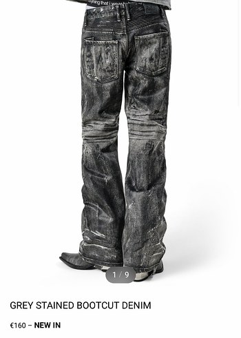 Trendyol & Milla Gri Yikamali Bootcut Denim Jean