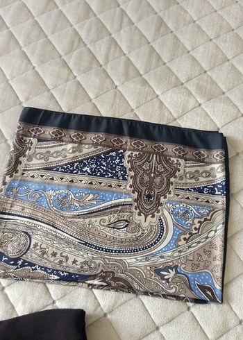 Golden Polo Bohem Siyah Drapeli Kadın Şal