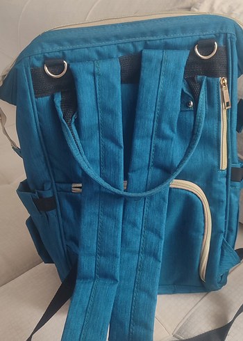 Mavi Baskılı Bebek Çantası - Görsel 2