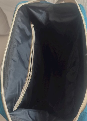 Mavi Baskılı Bebek Çantası - Görsel 5