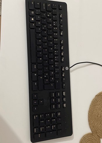 Kablolu Siyah HP Klavye Q klavyedir - Görsel 2