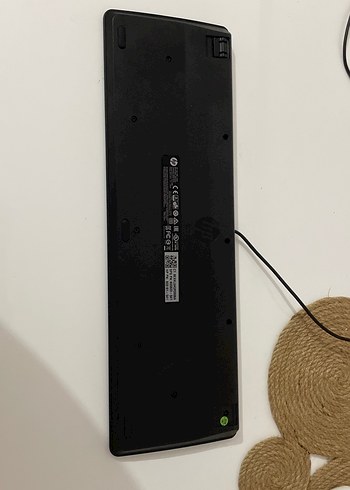 Kablolu Siyah HP Klavye Q klavyedir - Görsel 3