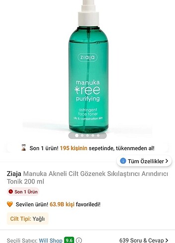 Beden Ziaja Temizleme Toniği