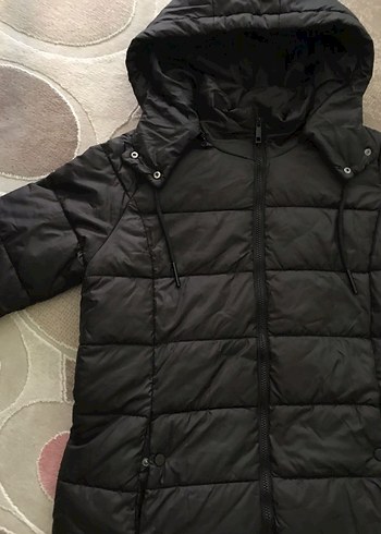 Kadın Siyah Kışlık Mont - Görsel 3