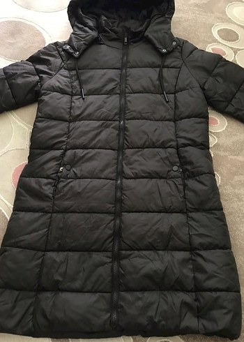 Kadın Siyah Kışlık Mont - Görsel 2