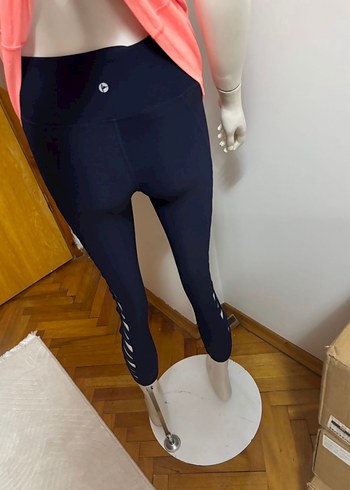 Reflex  lacivert spor kapri tayt - Görsel 5