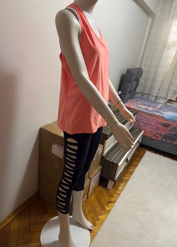 Reflex  lacivert spor kapri tayt - Görsel 2