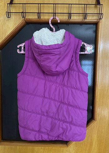 Colin's marka Mor Kapüşonlu Kız çocuk Yeleği xs - Görsel 2
