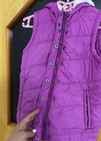 Colin's marka Mor Kapüşonlu Kız çocuk Yeleği xs - Görsel 6