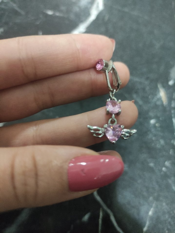 Pembe Deliksiz Piercing - Görsel 2