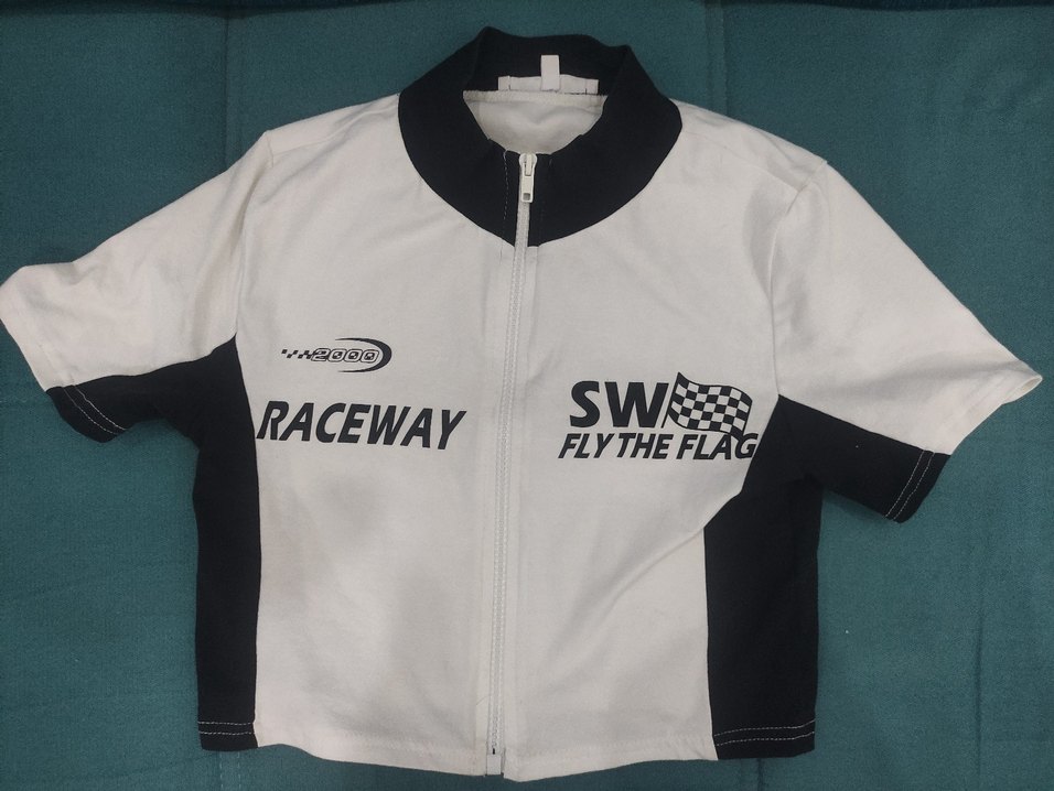 Fermuarlı Crop top - Görsel 2