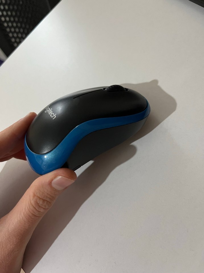 Logitech Mavi Siyah Kablosuz Mouse - Görsel 3