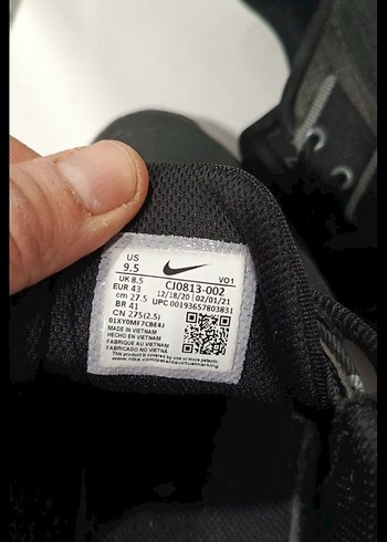 Siyah Nike Erkek Spor Ayakkabı - Görsel 2