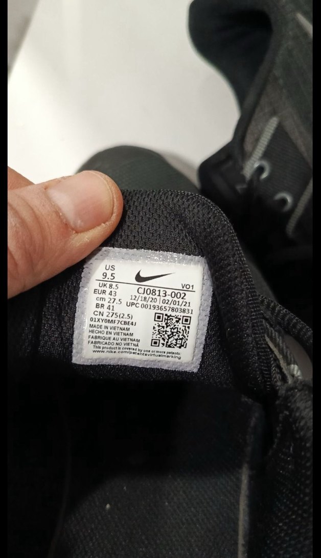 Siyah Nike Erkek Spor Ayakkabı - Görsel 2