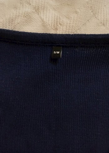 Lacivert Triko Kadın Uzun Kollu Kazak - Görsel 3