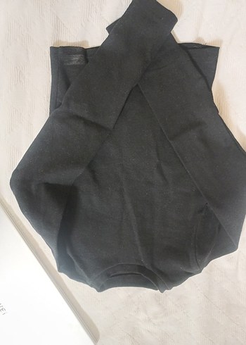 siyah beyaz 2li crop bluz - Görsel 3