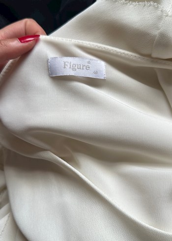 Beyaz Midi Mini Düğün Elbisesi - Görsel 2