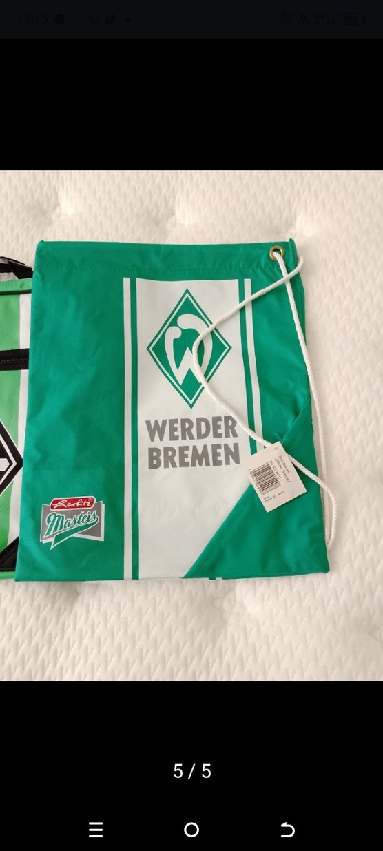 Yeşil Baskılı Fermuarlı Erkek Spor Çantası seti - Görsel 5