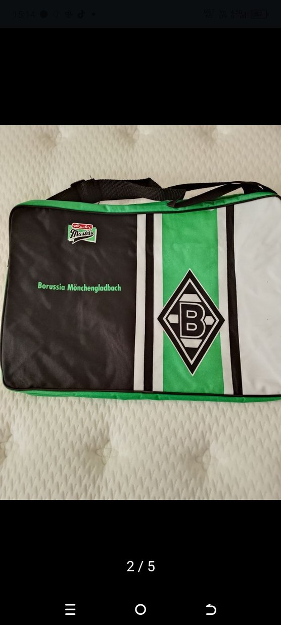 Yeşil Baskılı Fermuarlı Erkek Spor Çantası seti - Görsel 2