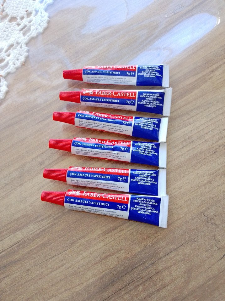 Faber-Castell  yapıştırıcı 6 adet - Görsel 2