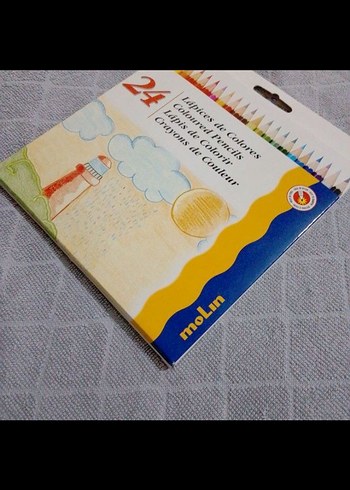 MOLIN 24 adet kuru boya - Görsel 3