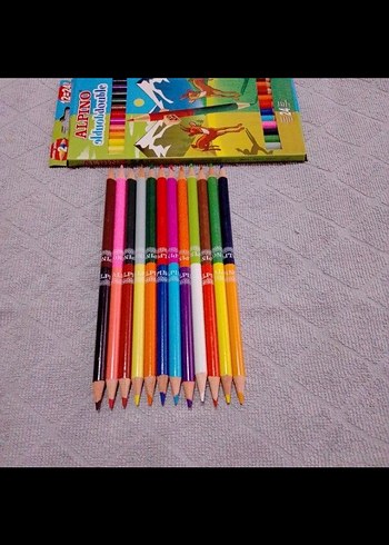 Renkli Alpino kuru boya kalemi - Görsel 3