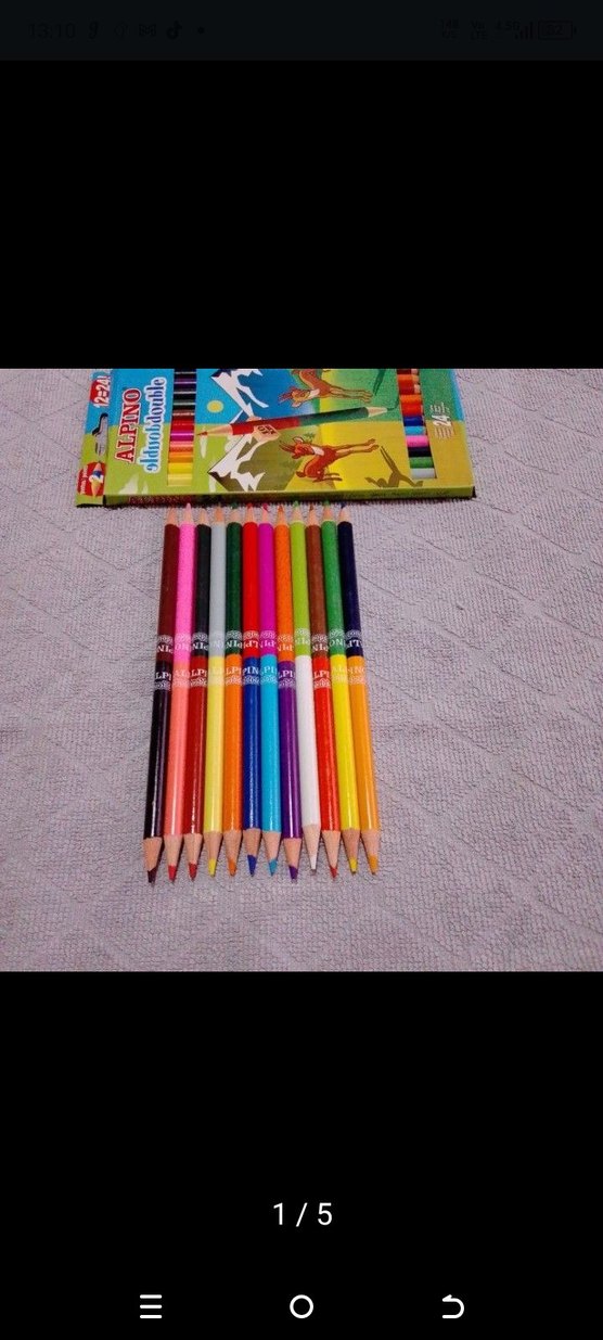 Renkli Alpino kuru boya kalemi - Görsel 3