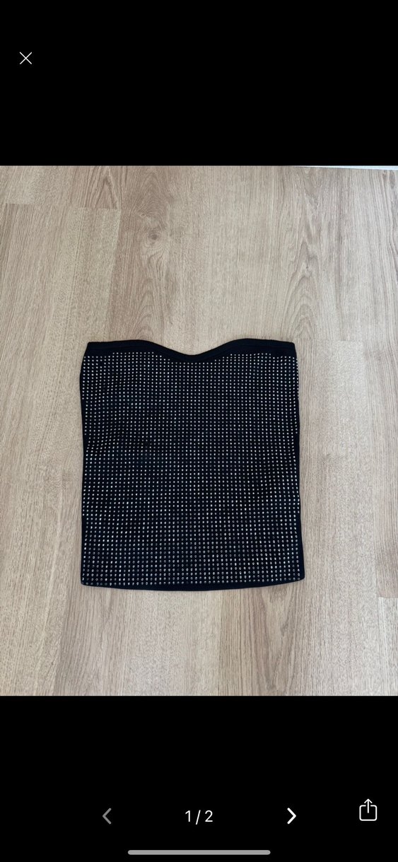 Straplez taşlı büstiyer - Görsel 2