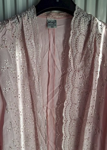 İPEK SATEN SABAHLIK, TAMAMEN İŞLİDİR. 
HİÇ KULLANILMADI, YENİ. - Görsel 3