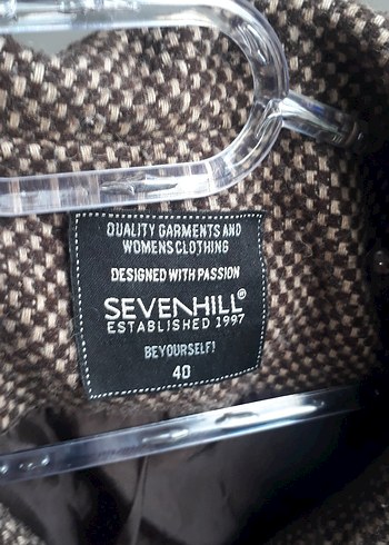 Sevenhill SEVEN HIIL 40 beden BAYAN KABAN( krem _kahverengi tonlarında)