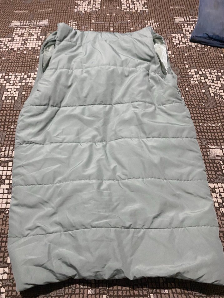 Gri Kadın Kürklü Uzun Şişme Yelek - Görsel 3