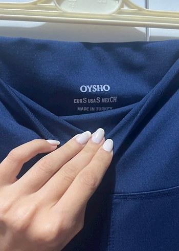 Oysho Lacivert Midi Spor Tayt