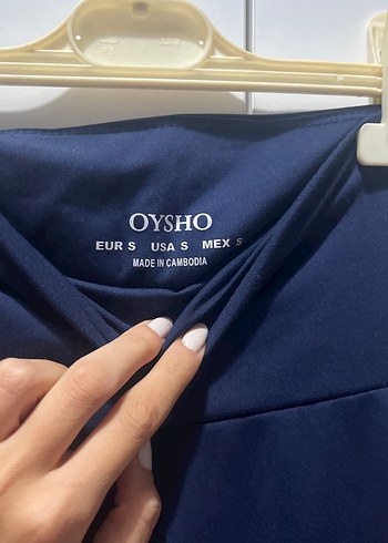 Oysho Lacivert Kadın Midi İspanyol Paça Spor Pantolon