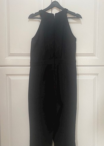 Boncuk İşlemeli Siyah Uzun Tulum - Görsel 2