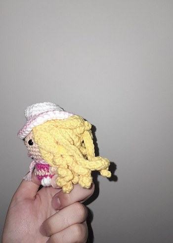  Beden Renk Amigurumi Barbie anahtarlık