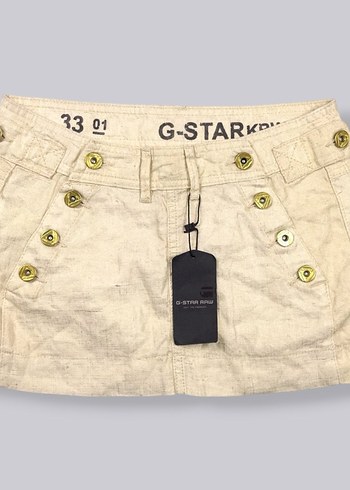G-star Raw Yaldizli Mini Etek